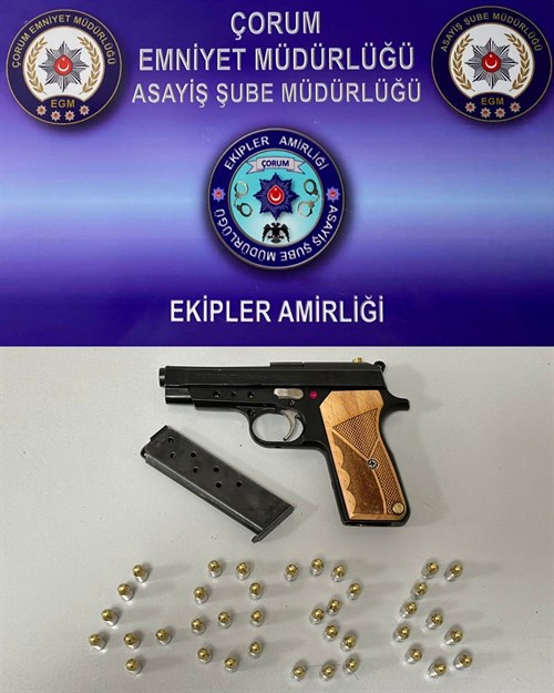 02 - 09 Mayıs Tarihleri Arası Asayiş Şube Tarafından Yürütülen Çalışmalar